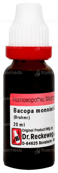 Dr Reckeweg Bacopa Monnieri Q Mother Tincture 20ml