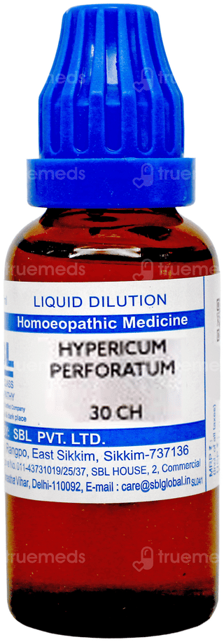 Sbl Hypericum Perforatum 30Ch Dilution 30Ml
