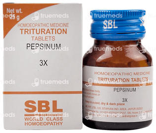 Sbl Pepsinum Trituration 3x Tablet 25 GM