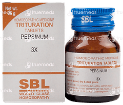 Sbl Pepsinum 3x Trituration Tablet 25gm Sbl Pepsinum 3x Trituration Tablet 25gm