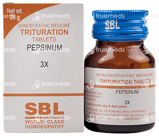 Sbl Pepsinum Trituration 3x Tablet 25 GM