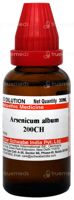 Dr Willmar Schwabe Arsenicum Album 200ch Dilution 30ml Dr Willmar Schwabe Arsenicum Album 200ch Dilution 30ml