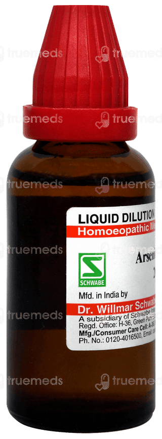 Dr Willmar Schwabe Arsenicum Album 200ch Dilution 30ml