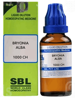 Sbl Bryonia Alba 1000 Ch Dilution 30 Ml Sbl Bryonia Alba 1000 Ch Dilution 30 Ml