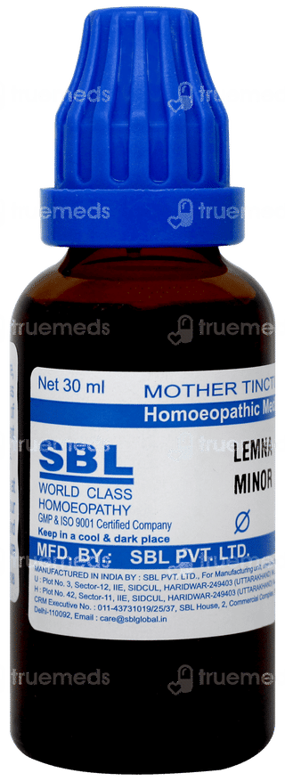 Sbl Lemna Minor Q Mother Tincture 30ml
