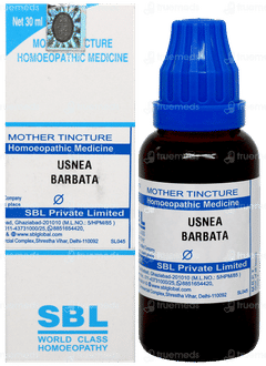 Sbl Usnea Barbata Q Mother Tincture 30Ml Sbl Usnea Barbata Q Mother Tincture 30Ml