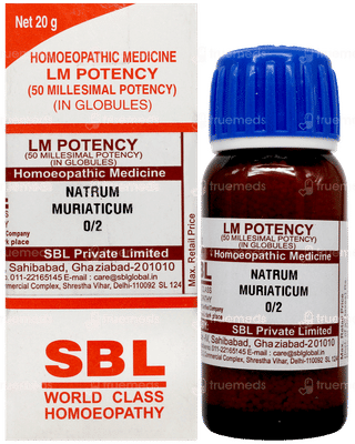 Sbl Natrum Muriaticum 0/2 Lm Globules 20 GM
