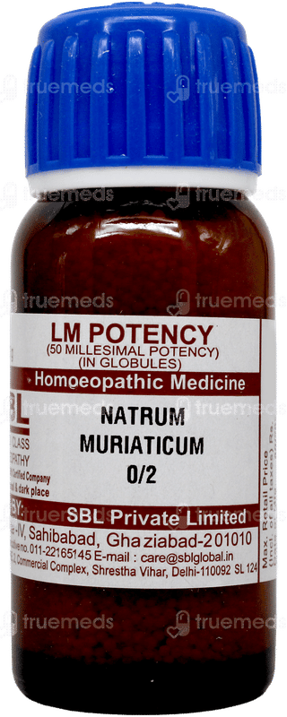 Sbl Natrum Muriaticum 0/2 Lm Globules 20 GM