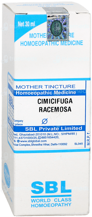 Sbl Cimicifuga Racemosa Q Mother Tincture 30 Ml