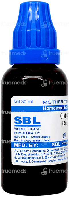 Sbl Cimicifuga Racemosa Q Mother Tincture 30 Ml