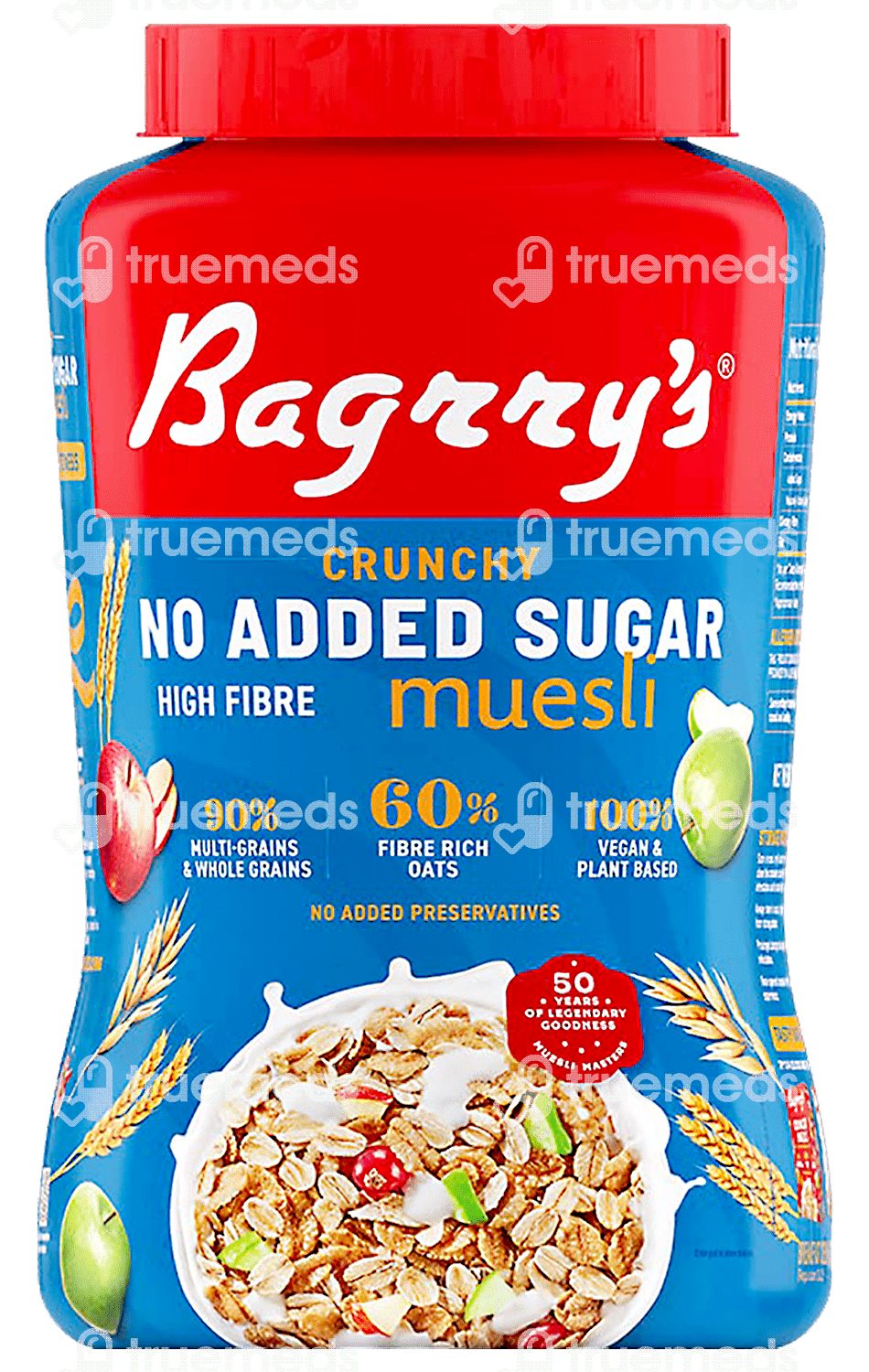 Bagrrys Crunchy No Added Sugar Muesli 1000 Gm Uses, Side Effects