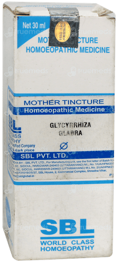 Sbl Glycyrrhiza Glabra Q Mother Tincture 30ml