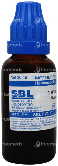 Sbl Glycyrrhiza Glabra Q Mother Tincture 30ml