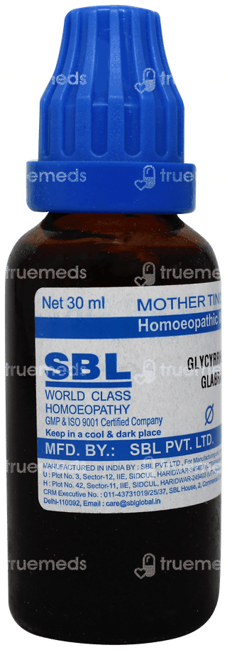 Sbl Glycyrrhiza Glabra Q Mother Tincture 30ml
