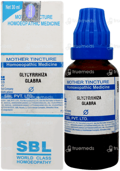Sbl Glycyrrhiza Glabra Q Mother Tincture 30ml Sbl Glycyrrhiza Glabra Q Mother Tincture 30ml