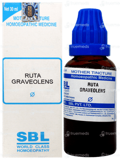 Sbl Ruta Graveolens Q Mother Tincture 30ml