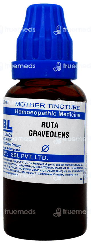 Sbl Ruta Graveolens Q Mother Tincture 30ml
