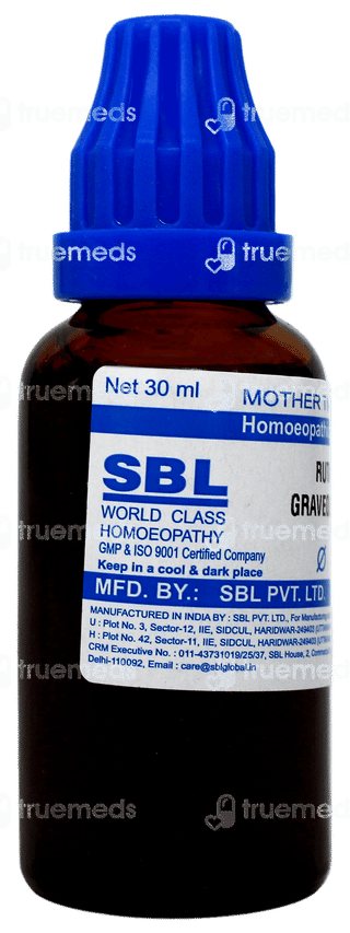 Sbl Ruta Graveolens Q Mother Tincture 30ml