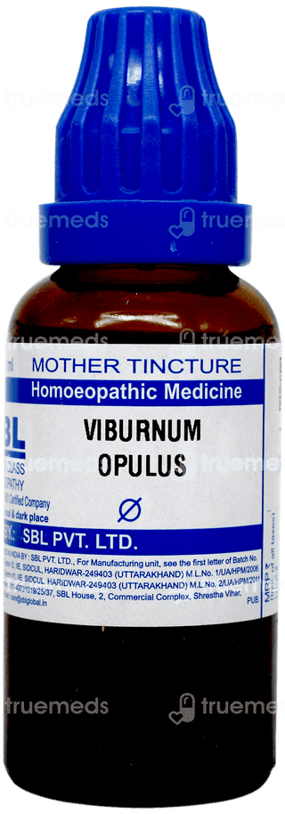 Sbl Viburnum Opulus Q Mother Tincture 30 ML
