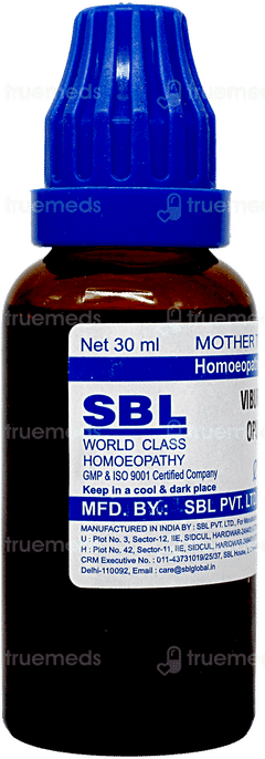 Sbl Viburnum Opulus Q Mother Tincture 30 ML
