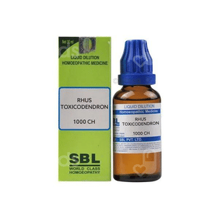 Sbl Rhus Toxicodendron 1000 Ch Dilution 30 Ml