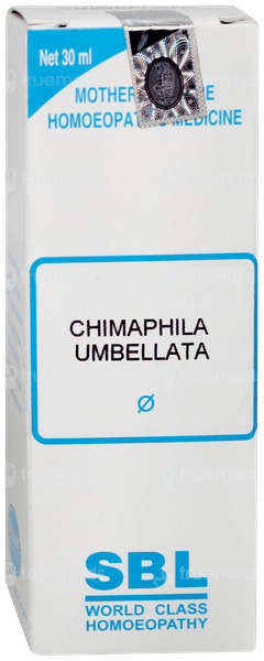 Sbl Chimaphila Umbellata Q Mother Tincture 30ml