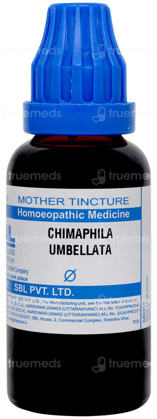 Sbl Chimaphila Umbellata Q Mother Tincture 30ml