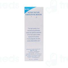 Sbl Lobelia Inflata Q Mother Tincture 30ml