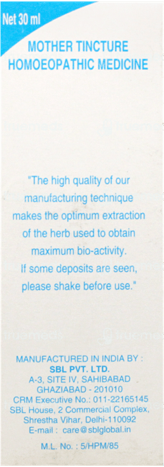 Sbl Lobelia Inflata Q Mother Tincture 30Ml