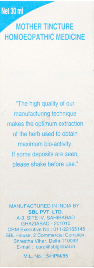 Sbl Lobelia Inflata Q Mother Tincture 30Ml
