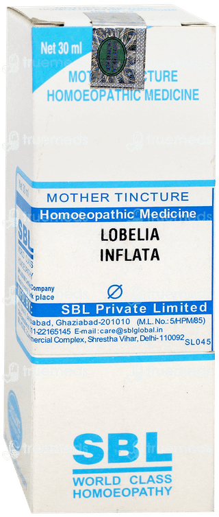 Sbl Lobelia Inflata Q Mother Tincture 30Ml
