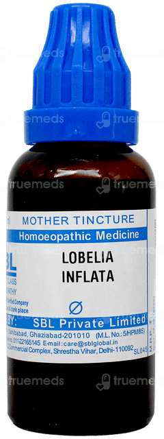 Sbl Lobelia Inflata Q Mother Tincture 30Ml
