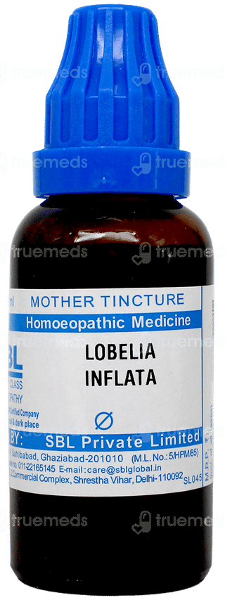 Sbl Lobelia Inflata Q Mother Tincture 30Ml