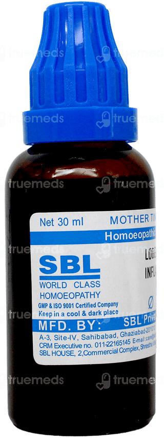 Sbl Lobelia Inflata Q Mother Tincture 30Ml