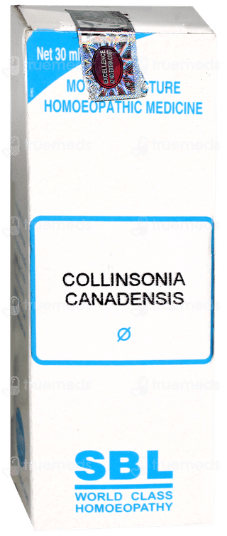 Sbl Collinsonia Canadensis Q Mother Tincture 30 ML