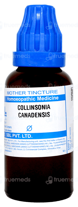 Sbl Collinsonia Canadensis Q Mother Tincture 30 ML
