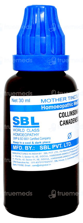 Sbl Collinsonia Canadensis Q Mother Tincture 30 ML
