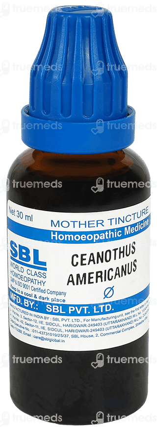 Sbl Ceanothus Americanus Q Mother Tincture 30 ML