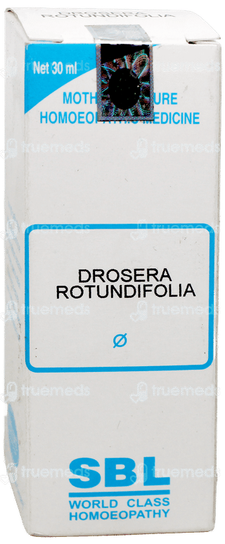 Sbl Drosera Rotundifolia Q Mother Tincture 30 ML