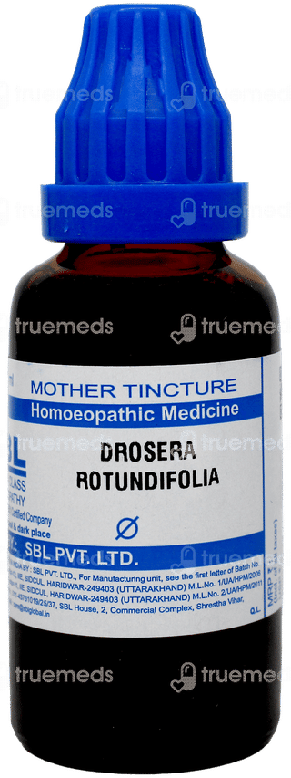 Sbl Drosera Rotundifolia Q Mother Tincture 30 ML