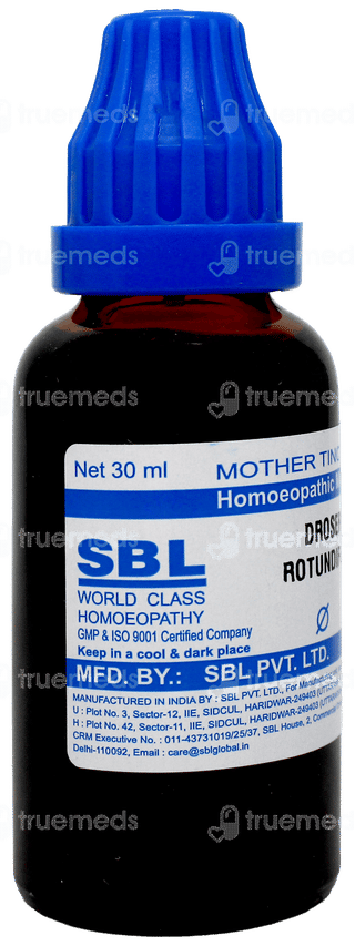 Sbl Drosera Rotundifolia Q Mother Tincture 30 ML
