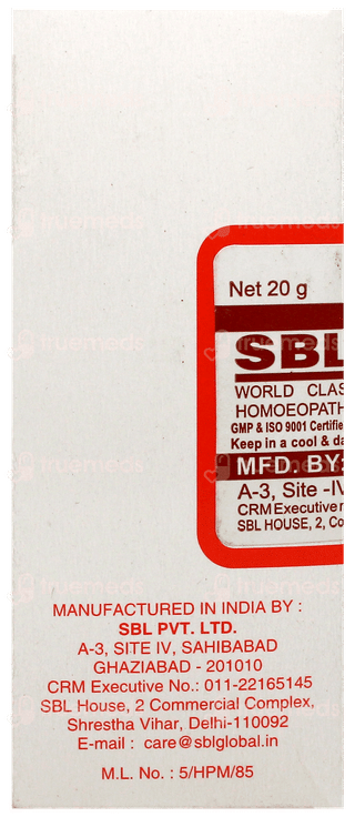 Sbl Nux Vomica 0/1 Lm Globules 20 GM