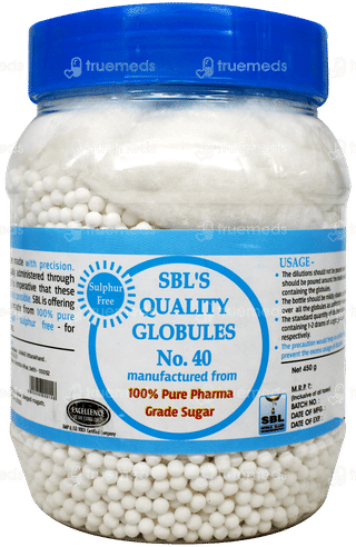 Sbls Quality Globules No 40 Sulphur Free 450gm