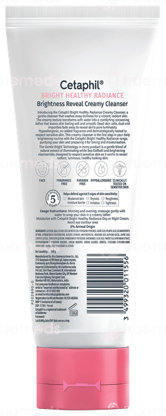 Cetaphil Bright Healthy Radiance Brightness Reveal Creamy Cleanser 100gm