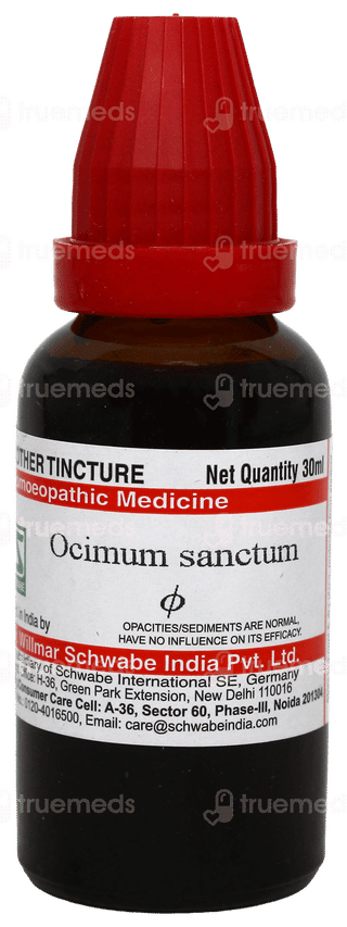 Dr Willmar Schwabe Ocimum Sanctum Q Mother Tincture 30Ml