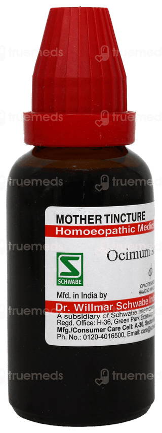 Dr Willmar Schwabe Ocimum Sanctum Q Mother Tincture 30Ml