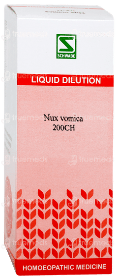 Dr Willmar Schwabe Nux Vomica 200ch Dilution 30ml Dr Willmar Schwabe Nux Vomica 200ch Dilution 30ml
