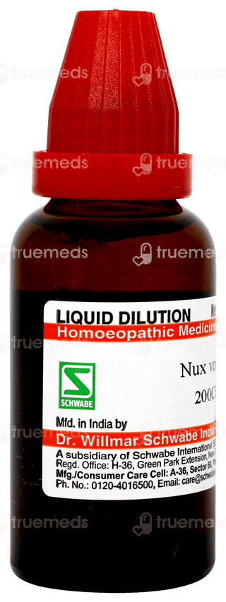Dr Willmar Schwabe Nux Vomica 200ch Dilution 30ml