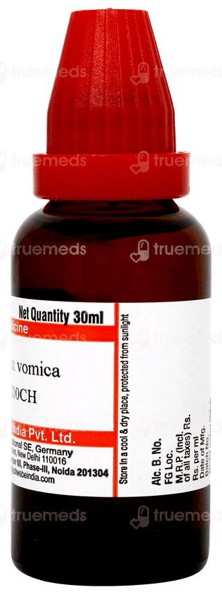 Dr Willmar Schwabe Nux Vomica 200ch Dilution 30ml