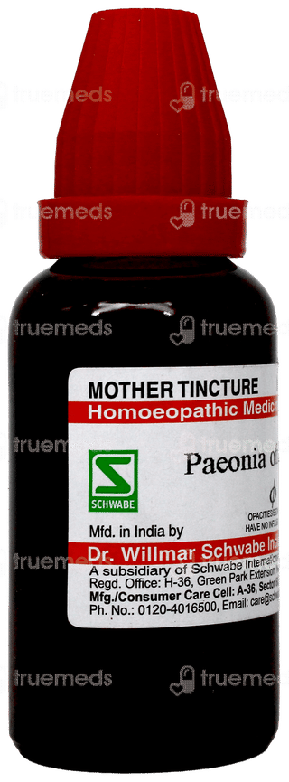 Dr Willmar Schwabe Paeonia Officinalis Q Mother Tincture 30Ml